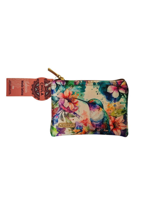 Colibrí Floral - Tarjetero